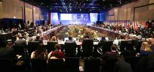 Plenum bei einem Asia-Europe Meeting (ASEM).