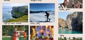 Collage aus Bildern der Studierenden von ihren Auslandsaufenthalten