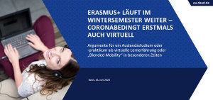 Erasmus Logo Covid-19 Mobility Status