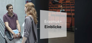 Erasmus+ Einblicke Ausschnitt vom Cover Bild