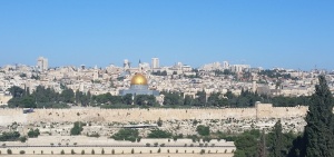 Ein Blick auf die Stadt Jerusalem.